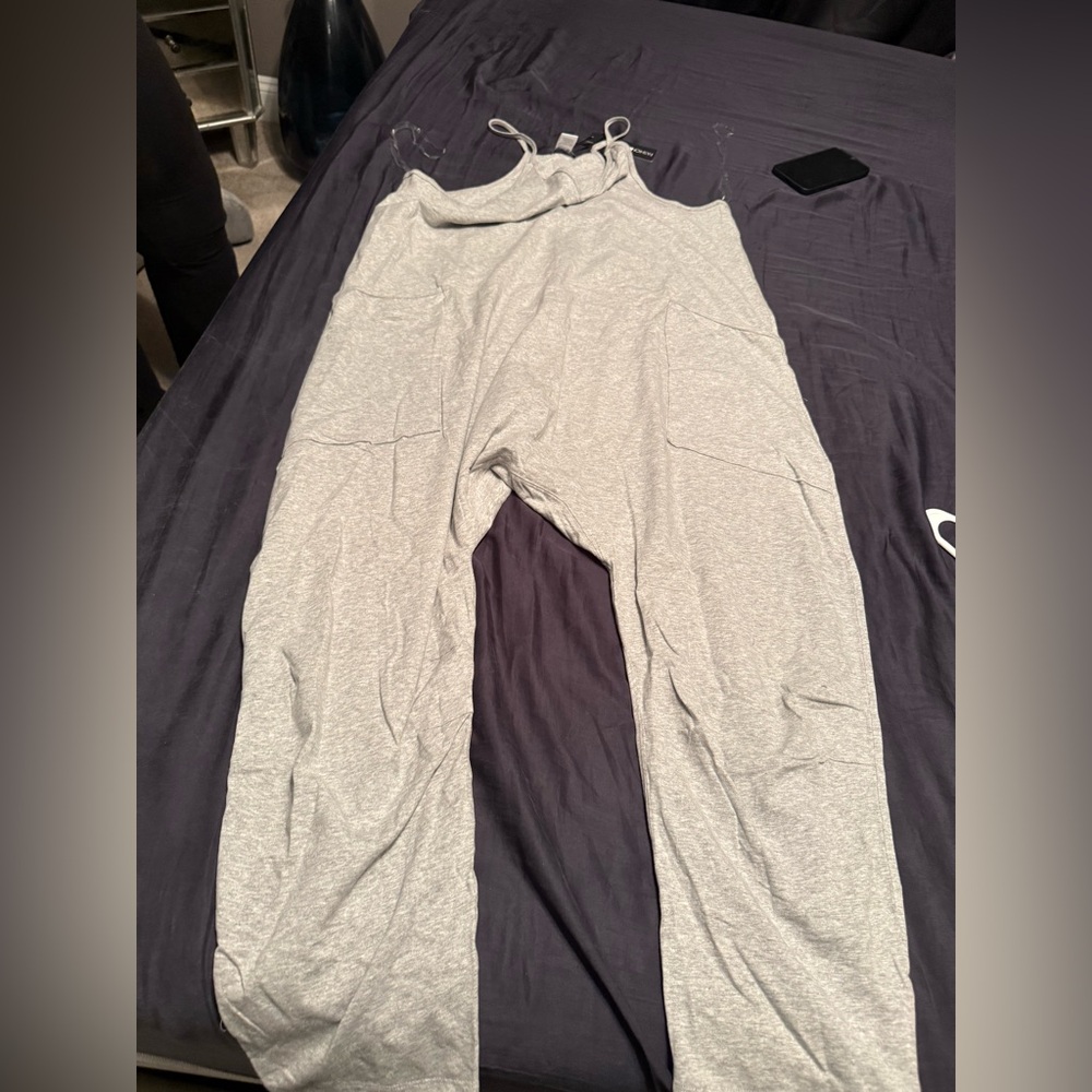 Fashion Nova Rompers- offering set of 2. Gray/ Olive